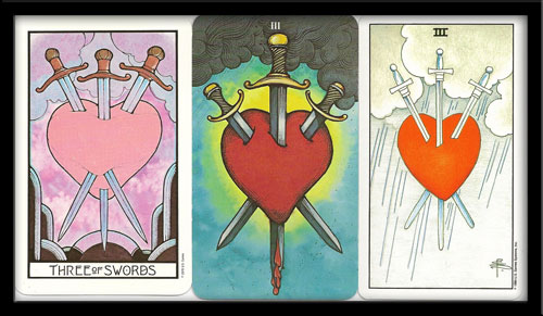 three of swords tarot meaning