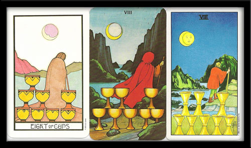 eight of cups in Tarot