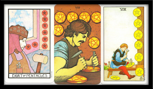 Eight Of Pentacles Meaning