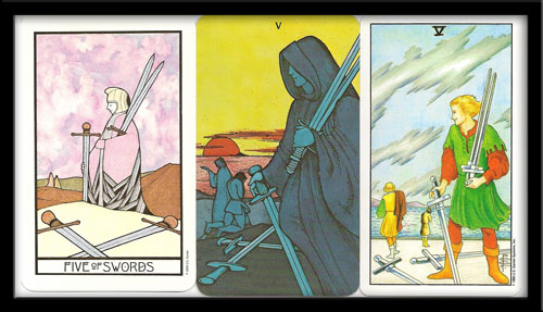 Five of Swords Meaning: Upright and Reversed