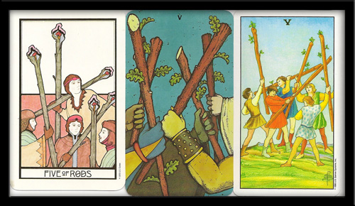 Five Of Wands Meanings