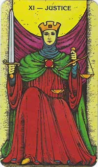 Justice Tarot Card Meanings
