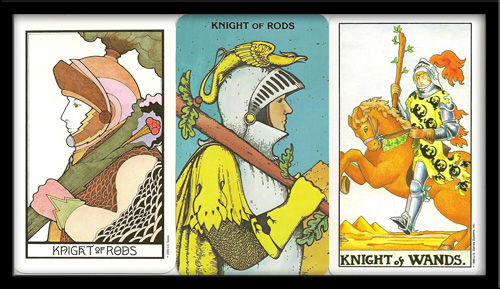 Knight of Wands Gilded Tarot Card Meanings