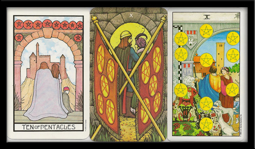 Ten of Pentacles meaning in Tarot