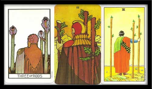 Three of wands meaning in Tarot