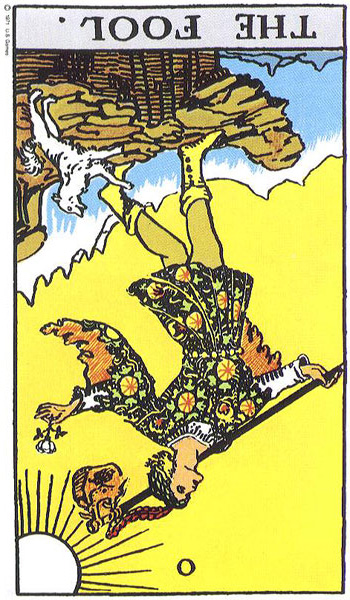 Fool Card Meaning in a Reading Reversed