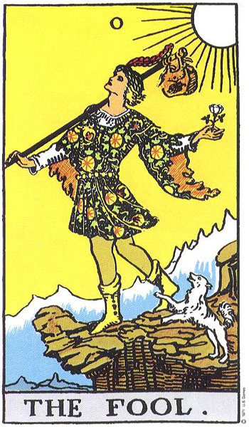 Fool Card Meaning in a Reading Upright