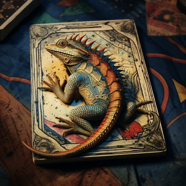 lizard meaning in tarot card reading