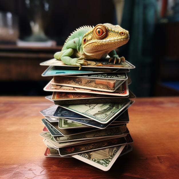 Lizard meaning in tarot cards