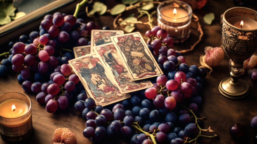 Meaning of grapevines and grapes in the tarot