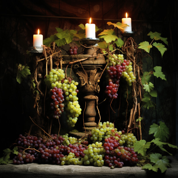 Meaning of grapevines and grapes in the tarot